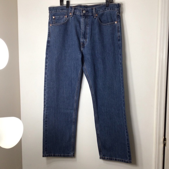 NWT Levi jeans 505 38 30 regular men blue - Picture 1 of 10